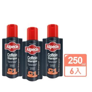 【Alpecin】咖啡因洗髮露250mlx6入組(國際航空版)