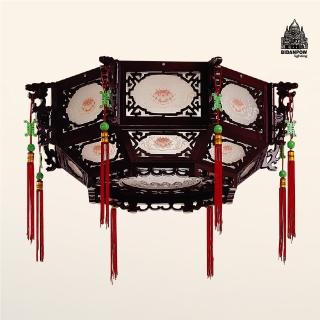 【必登堡】朝旭吸頂燈 B564161(和室燈/神明廳宮燈/古典/復古/藝術/LED/古代宮廷風)