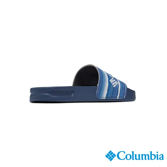 【Columbia 哥倫比亞官方旗艦】男款-HOOD RIVER LOGO拖鞋-墨藍(UBM01660IB / 2023春夏)