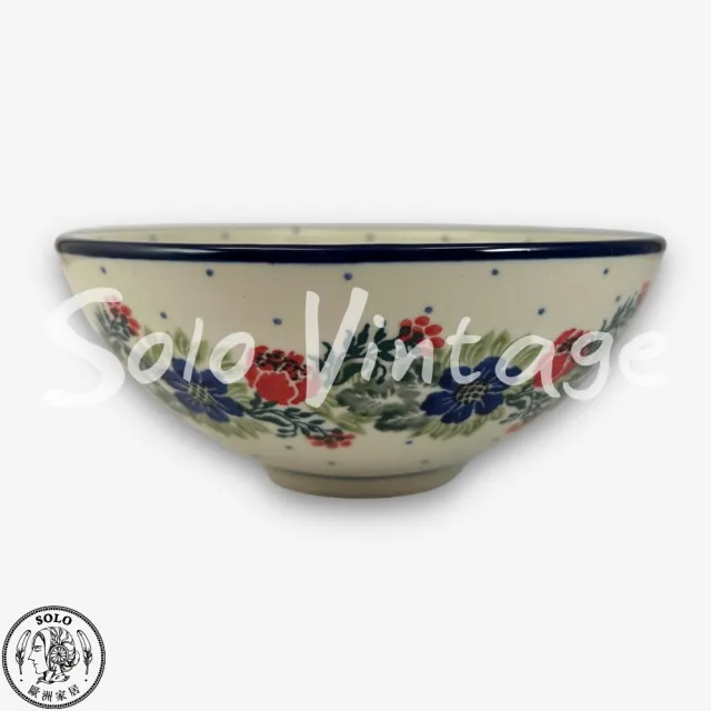【SOLO 波蘭陶】波蘭製 CA 波蘭陶 14CM 中式碗 經典1535花環系列 CERAMIKA ARTYSTYCZNA