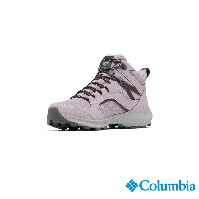 【Columbia 哥倫比亞官方旗艦】女款-RE-PEAK 高筒健走鞋-紫色(UBL69400PL / 2023春夏)
