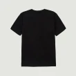 【Hang Ten】男裝-REGULAR FIT BCI純棉加州熊文字印花T恤(黑)