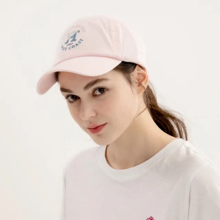 【Hang Ten】配件-刺繡棒球帽(淺粉)