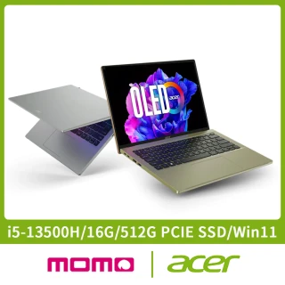 【Acer】集線器組★14吋i5輕薄效能OLED筆電(Swift Go/EVO/SFG14-71/i5-13500H/16G/512G/W11)