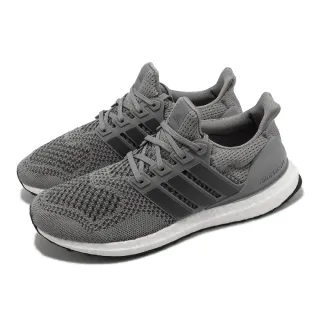 【adidas 愛迪達】慢跑鞋 Ultraboost 1 男鞋 灰 黑 緩震 運動鞋 路跑 愛迪達(HQ4200)
