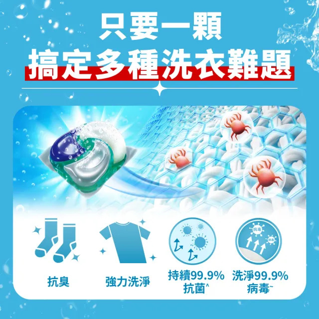 【ARIEL】4D抗菌抗蟎洗衣膠囊 27顆袋裝