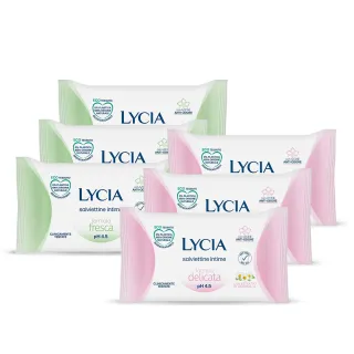 【LYCIA 莉舒雅】親密潔膚紙巾 12抽x3包 任選(潤澤洋甘菊/清爽薄荷 專櫃公司貨)