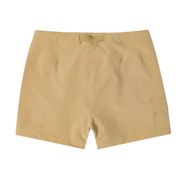 【The North Face】北臉 短褲 女款 運動褲 防潑水 W BRIDGEWAY SHORT 卡其 NF0A81OMLK5