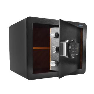 【工具達人】小型保險櫃 密碼保險箱 電子密碼箱 保管櫃 家用密碼櫃 小金庫 辦公儲物櫃(190-SB334P)