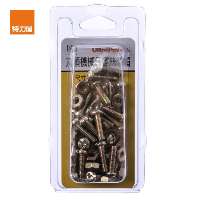 【特力屋】693 丸頭機械牙螺絲 附帽 M4X15mm 30組