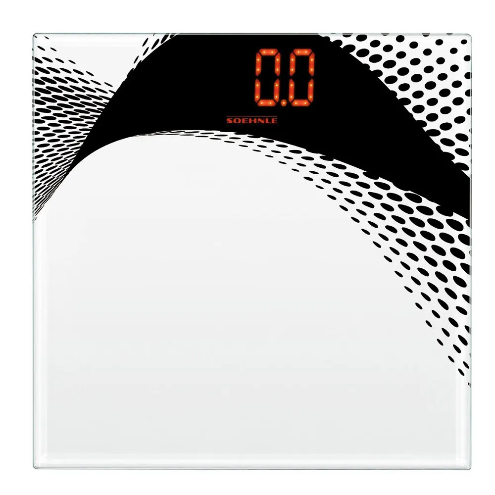 【Soehnle】重量級玻璃電子體重計(LED大顯示.可秤到180kg)