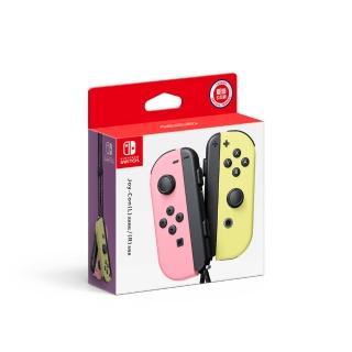 【Nintendo 任天堂】原廠 Switch Joy-con控制器 手把-粉黃(臺灣公司貨)