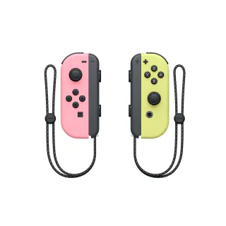 【Nintendo 任天堂】原廠 Switch Joy-con控制器 手把-粉黃(台灣公司貨)