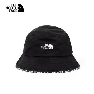 【The North Face】TNF 戶外帽 漁夫帽 防曬帽 防潑水 雙面戴 CYPRESS BUCKET 中 黑(NF0A7WHAJK3)