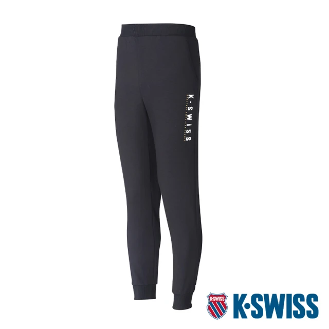 K-SWISS 運動休閒長褲 Sweat Pants-男-黑(108058-008)