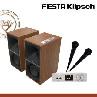 【Klipsch】The Sevens卡拉OK組(書架喇叭＋Fiesta混音機)