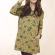 【雪莉亞】日系超保暖亞麻內刷絨毛上衣(繽紛米色.繽紛綠色)
