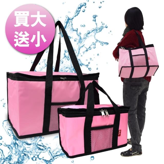 【G+居家】防潑水保溫袋加大款22L+小款6L(便當包/便當袋/野餐袋/保溫保冷袋/保溫餐袋/手提袋/環保袋)