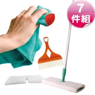 【JoyLife】一拖淨雙面拖把年終大掃除(特惠七件組)