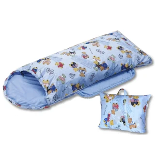 【意都美 Litume】台灣製 PK保溫棉可拆式兒童睡袋.保暖棉化纖睡袋(C1065 粉藍)