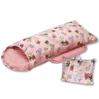 【意都美 Litume】台灣製 PK保溫棉可拆式兒童睡袋.保暖棉化纖睡袋(C1065 粉桔)