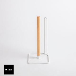 【HOLA】INK鐵製烤漆桌上型紙巾架 白