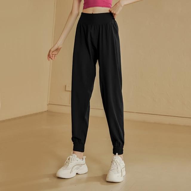 【巴黎精品】現貨+預購 瑜珈褲運動長褲(高腰束腳速乾跑步女休閒褲4色a1bb14)