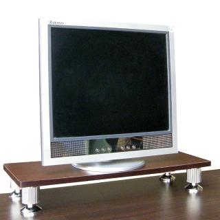 【美佳居】桌上型置物架24cmx60cm-深胡桃木色