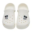 【Disney 迪士尼】迪士尼親子鞋 米奇 立體造型防水洞洞涼鞋-白-大人款(MIT台灣在地工廠製造)