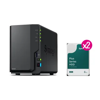 【Synology 群暉科技】搭 HAT3300 6TB x2  ★ DS223 2Bay NAS 網路儲存伺服器