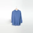 【MASTINA】基本透膚雪紡防曬長袖襯衫(藍 黑 白)