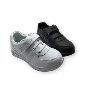 【樂樂童鞋】MIT氣墊運動鞋-兩色可選(跑步鞋 小白鞋 小黑鞋 學生鞋)