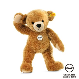 【STEIFF德國金耳釦泰迪熊】Happy Teddy Bear(經典泰迪熊 黃標)