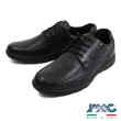 【IMAC】義大利輕量真皮綁帶休閒鞋 黑色(251760-BL)