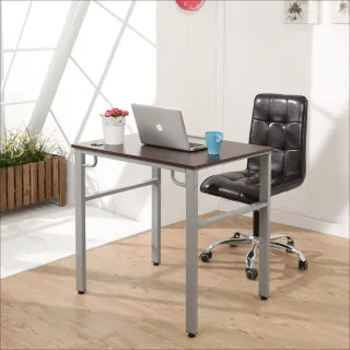 【BuyJM】環保低甲醛防潑水80公分穩重型工作桌/電腦桌(胡桃色)