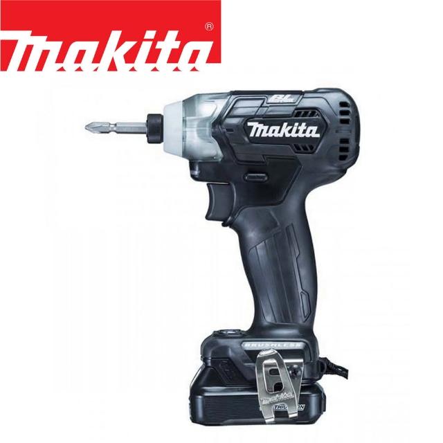 【MAKITA 牧田】12V鋰電無刷衝擊起子機-黑色-雙電2.0AH(TD111DSAEB)