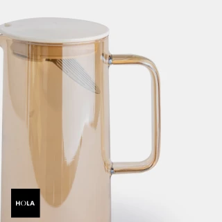 【HOLA】高硼矽玻璃耐熱冷水壺1350ml-琥珀色