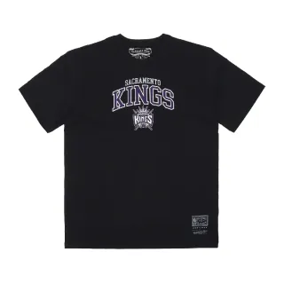【M&N】Mitchell & Ness 短袖 Kings 短T 黑 NBA 復古 沙加緬度國王(MNTS015SKB)