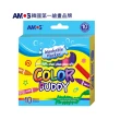 【AMOS 阿摩司】韓國原裝 10色 粗款 可水洗彩色筆 /組 CM10P-M
