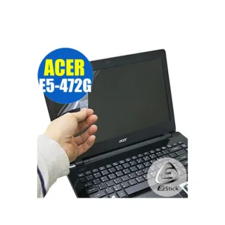 【EZstick】ACER Aspire E5-472 專用 靜電式筆電LCD液晶螢幕貼(可選鏡面或霧面)