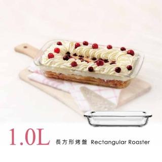 【SYG臺玻】耐熱玻璃長方形烤盤(1L)