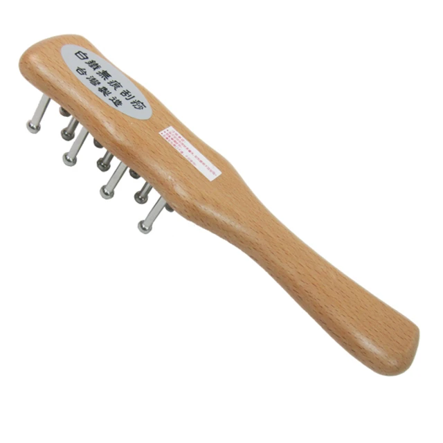 一品川流魔法舒-多功能按摩器-長梳11釘-2入(刮痧器)