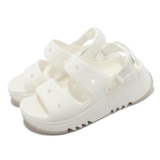 【Crocs】涼鞋 Hiker Xscape Sandal 男鞋 女鞋 白 獵戶涼鞋 微厚底 鋸齒 卡駱馳(208181100)