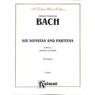 【Kaiyi Music 凱翊音樂】巴哈：6首無伴奏小提琴奏鳴曲與組曲 Bach：Six Sonatas and Partitas Violin Book