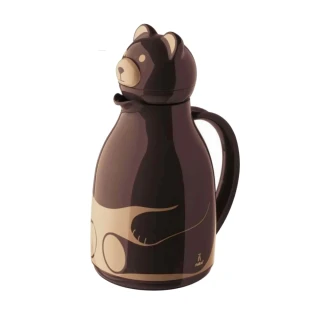 【德國helios 海利歐斯】咖啡熊造型保溫壺(1.0l)