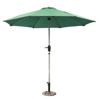【YU Living 信歐傢居】北歐風戶外直立傘 遮陽傘(2色/紅.綠色)