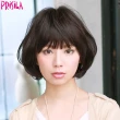 【日本PRISILA】日本製耐熱記憶絲親膚內裡假髮帽 整頂假髮 化療帽 自然感化療醫療假髮(自然黑/短髮)