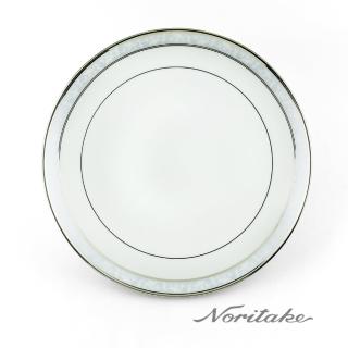 【NORITAKE】花舞春風銀邊淺圓盤27cm