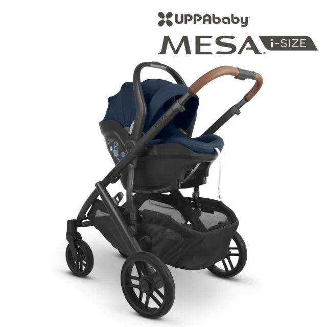 【UPPAbaby】VISTA V2雙人推車+MESA i-Size新生兒提籃(新生兒貼身座墊*2+上座加高轉接器)