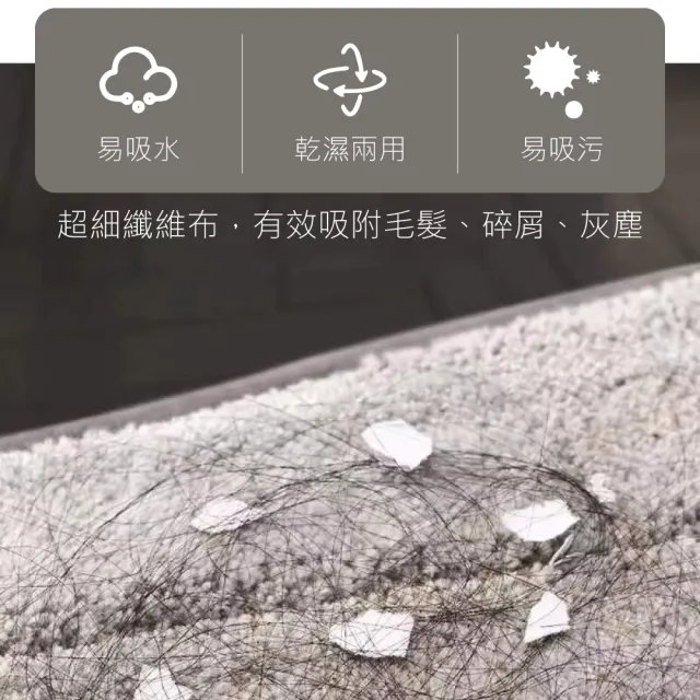 【新錸家居】2入X型免手洗平板拖把專用超密度纖維拖布(免沾手蝴蝶旋轉拖把布/乾溼兩用/旋轉仿手擰乾)